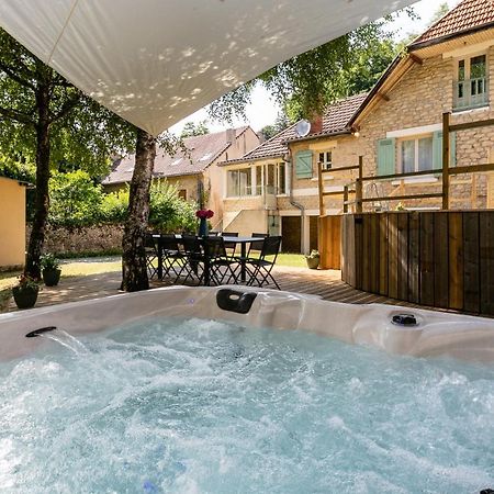 Wonderful House In Sarlat Center With Heated Pool & Jaccuzi别墅 外观 照片