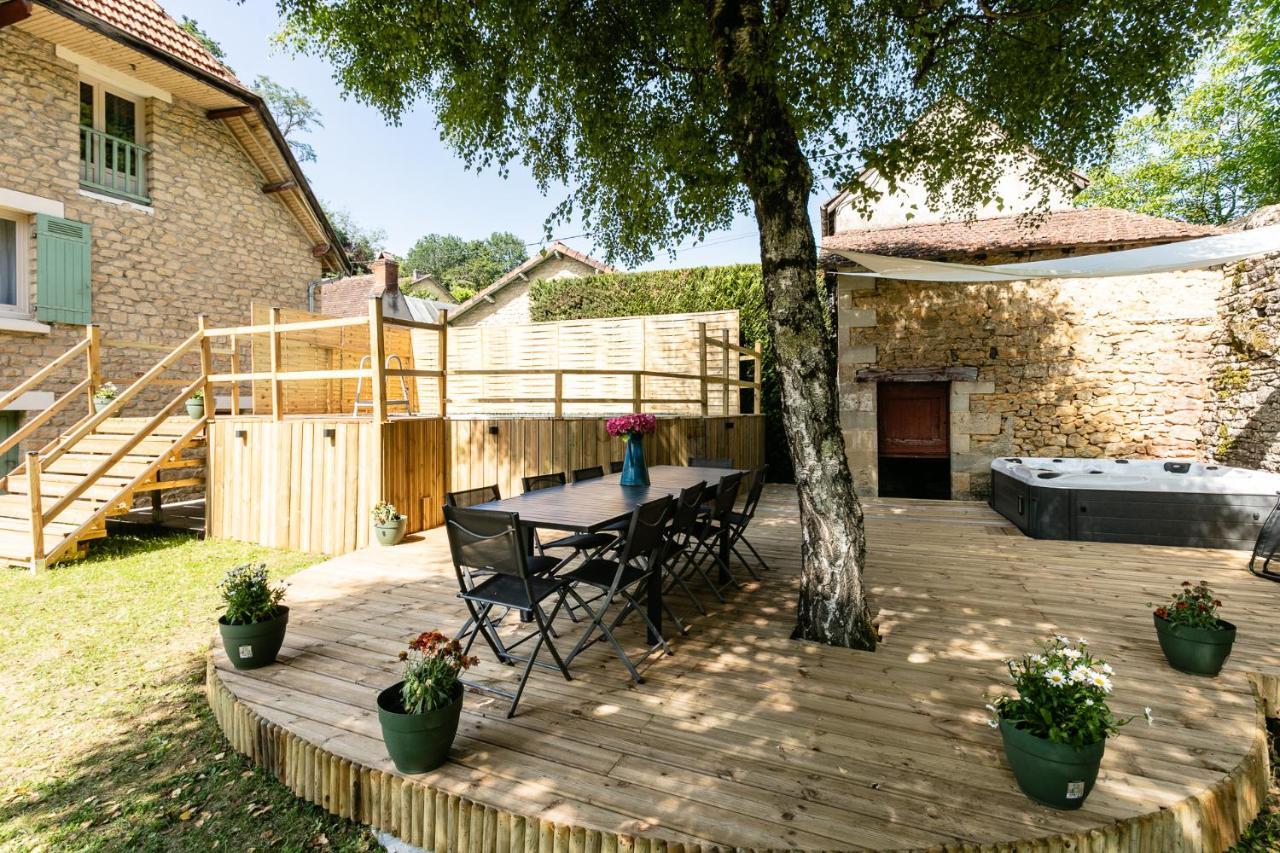 Wonderful House In Sarlat Center With Heated Pool & Jaccuzi别墅 外观 照片
