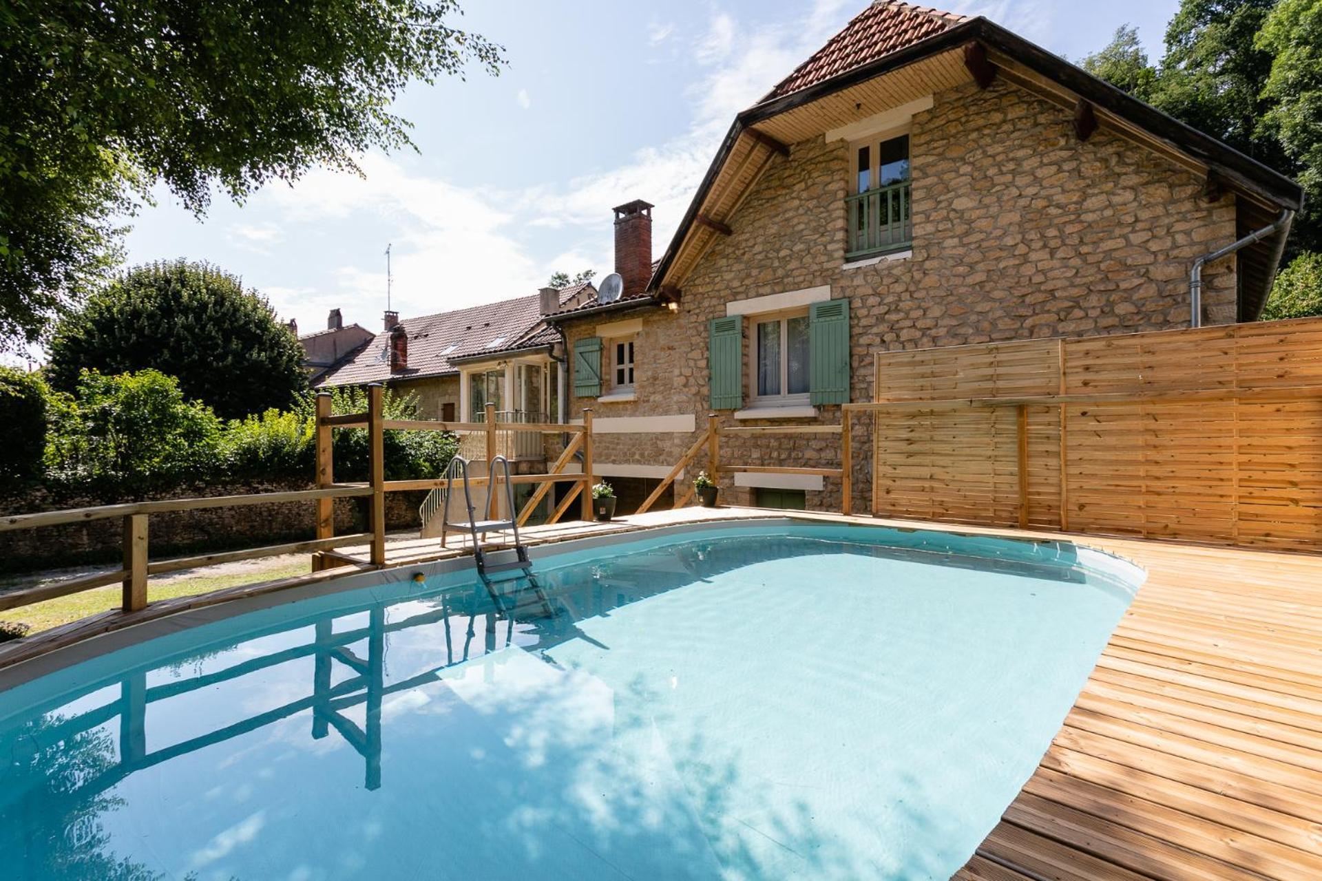 Wonderful House In Sarlat Center With Heated Pool & Jaccuzi别墅 外观 照片
