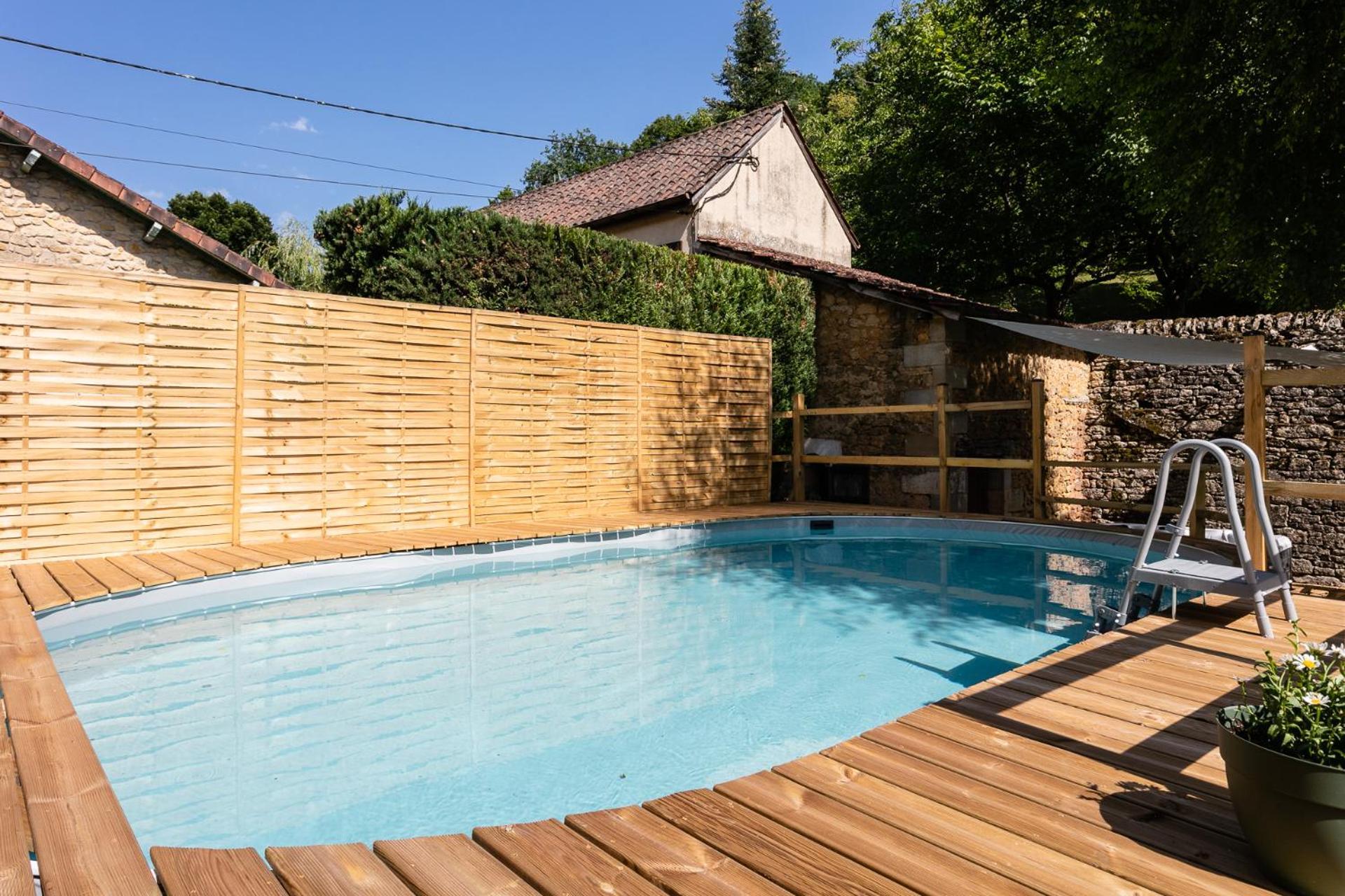 Wonderful House In Sarlat Center With Heated Pool & Jaccuzi别墅 外观 照片